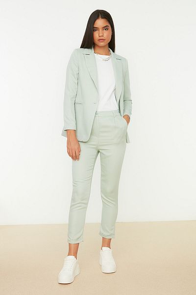 Trendyol Collection Blazer - Khaki - Fitted
