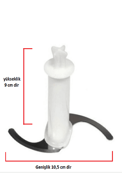 Braun Blender Blade 500ml-1000 Ml. (COMPATIBLE CHAMBER DIAMETER 13 CM)