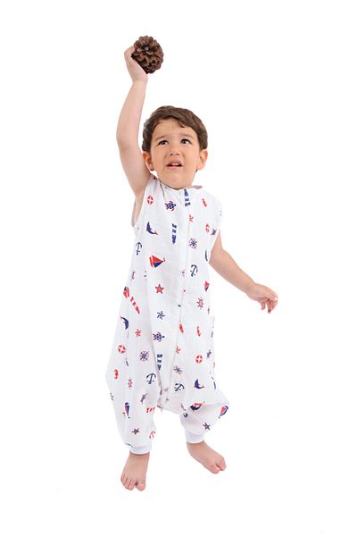 Enhitbaby Children Baby Summer Spring Sleeping Bag Oeko-tex Certified Muslin 0.5 Tog