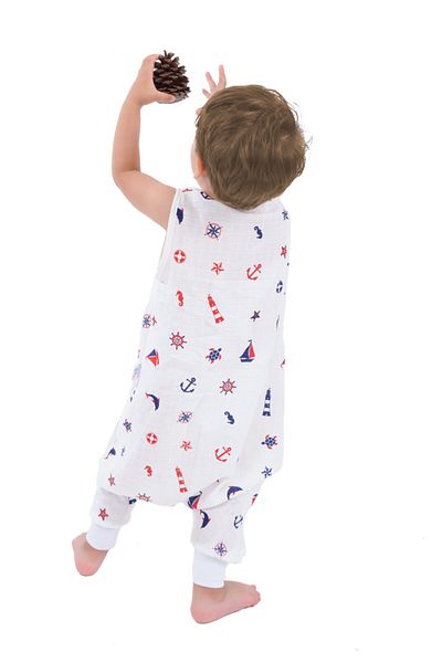 Enhitbaby Children Baby Summer Spring Sleeping Bag Oeko-tex Certified Muslin 0.5 Tog