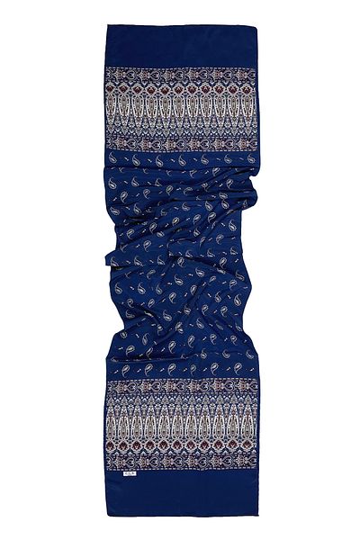 Sarar Women's Pearl Silk Patterned Scarf-Shawl 45x180 Cm