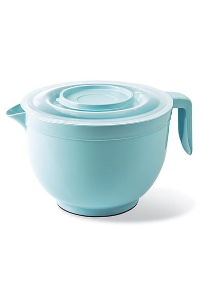 Melkan Home Mixing Bowl Mixer Bowl Mixer Bowl with Lid 3 liters Whisk Bowl Turquoise
