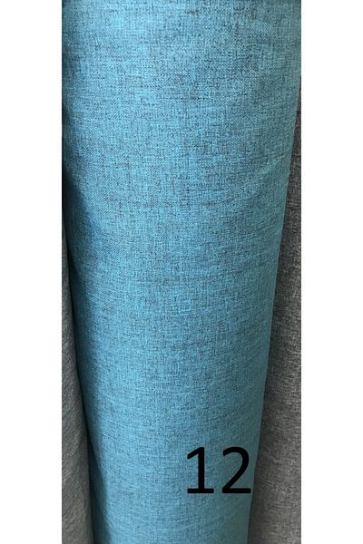 yusahome Linen Polster Fabric Turquoise