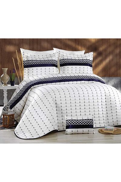 Sens Moi Sens&moi Quilted Bedspread (blanket and pique feature) 4 Pieces