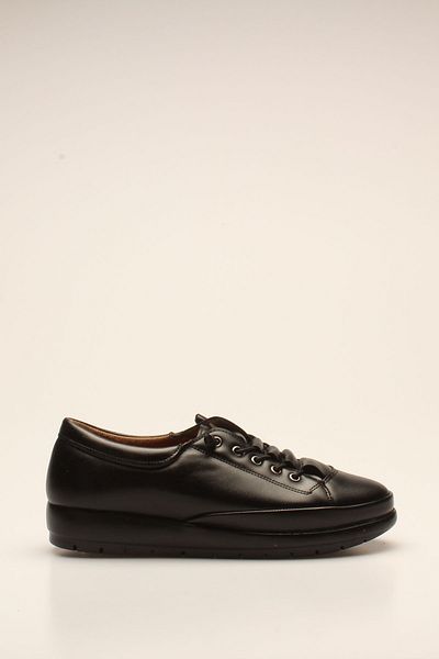 ROVIGO Black Skin Women's Comfort Shoes