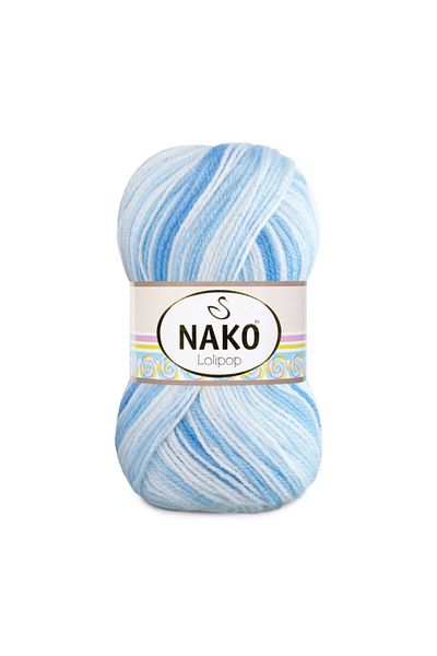 NAKO Blue and White Knitting Rope