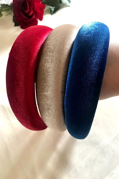 alsaccessories Комплект от 3 пълнителя с корона, червен, бежов, син
