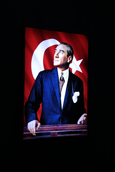 EseReklam Teksframe Lightbox Işıklı Atatürk Portresi 50x70cm