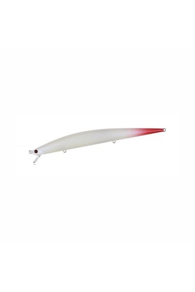 Duo Tide Minnow Slim Flyer 140 Accz126 / Ivory Pearl Red Tail