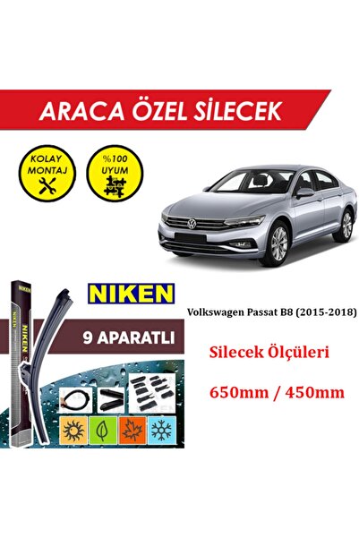 MeyZone Volkswagen Vw Passat B8 Silecek Takımı (2015-2018)