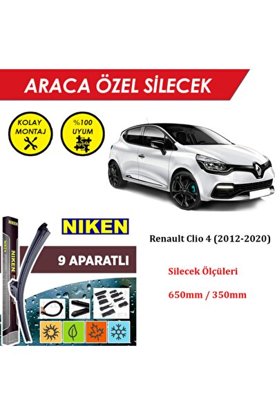 MeyZone Renault Clio 4 Ön Cam Silecek Takımı (2012-2020)