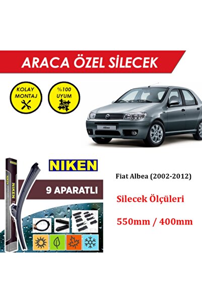 MeyZone Fiat Albea Ön Cam Silecek Takımı (2002-2012)