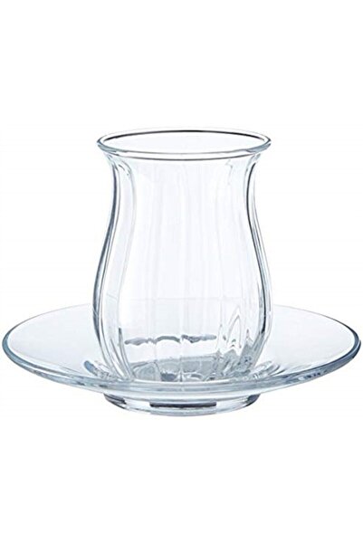 Paşabahçe Linka Çay Seti 12 Parça 6 Adet Çay Bardağı Ve 6 Adet Çay Tabağı 138 Cc