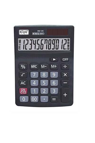 Kraft Masaüstü Hesap Makinesi 12 Hane Hm-125