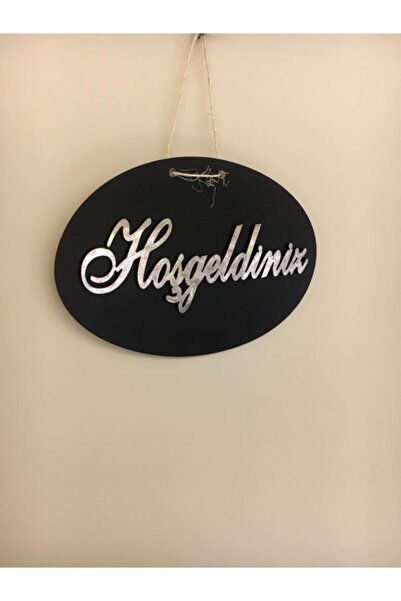 AC-N DİZAYN Kapı Süsü Siyah Gümüş