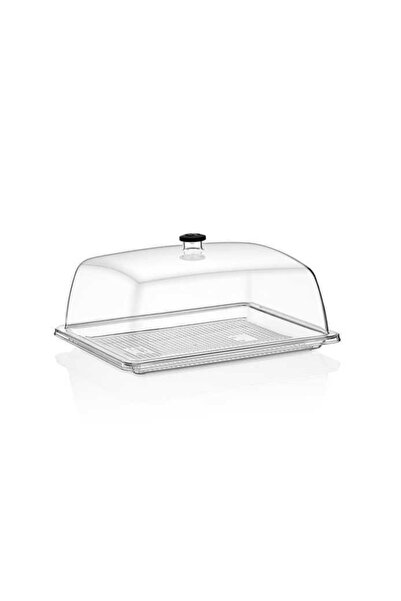 GastroPlast Profesyonel Sunum Tepsisi . Kapaklı.kırılmaz Polikarbon Plastik 3...