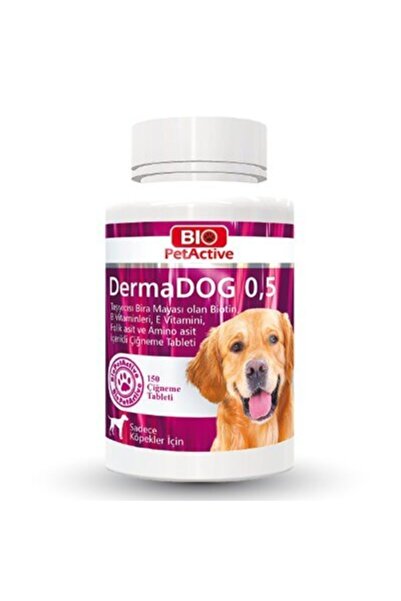 Bio PetActive Pet Active Dermadog Küçük Irk Köpekler Için Sarımsaklı Maya Tableti 150 Adet 75 Gr