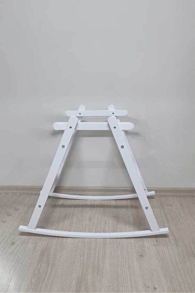 Babycom Beyaz Ahşap Beşik Standı