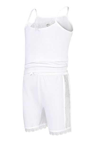 Şahin Set pantaloni scurți din dantelă din lycra pentru fete Shn30235