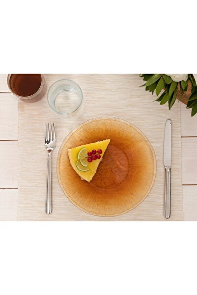 English Home Fuchsia Cam Pasta Tabağı 21 Cm Amber