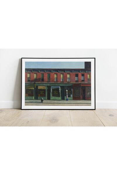 Pegziz Edward Hoppers Sanatsal Duvar Dekorasyon Poster 60x90cm.