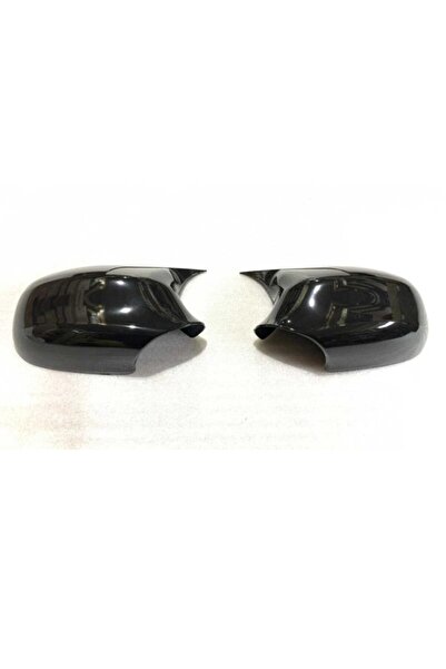 OLED GARAJ Bmw 3 Serisi E90 İçin Uyumlu Yarasa Ayna Kapağı Piano Black 2005-2012
