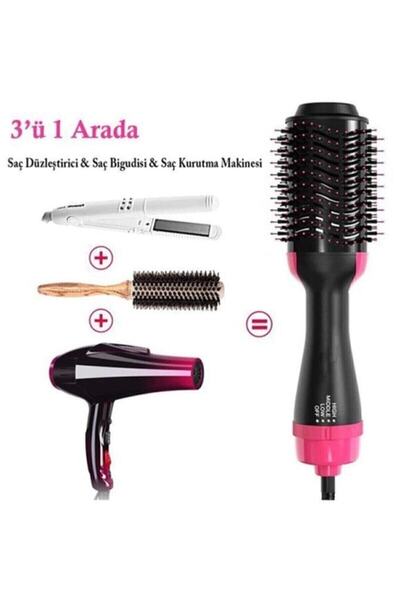Forever Hair Straightener and Styling Dryer Ceramic One Step 3 Stage Comb