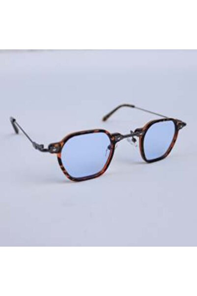 LOOKUP Unisex Sunglasses Leopard Blue Glass