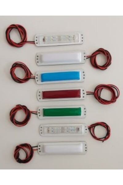 AYGEELEKTRONİK Ayge Su Geçirmez Osram - Samsung Led Lamba Marine Yat Tekne Karavan 12volt-15 Cm (MAVİ)