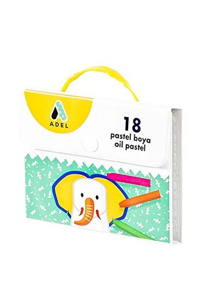 Adel Pastel Colored Paint with Bag - 18 Colors