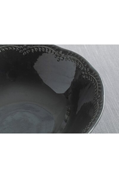 English Home Viyana Porselen Kase 20 Cm Antrasit
