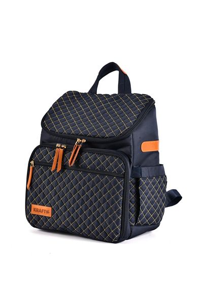 Kraft Diamond Mother Baby Care Bag Navy Blue