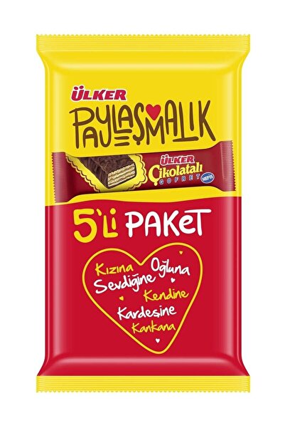Ülker Çikolatalı Gofret 5'li Paket 180 Gr