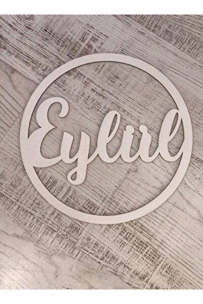 MONO GRUP Mdf Bebek Odası, Çember, Kapı Süsü Makrome - 30 Cm