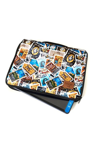 EgeOnline حقيبة كمبيوتر لوحي منقوشة عتيقة لجهاز iPad مقاس 10 بوصة / 11 بوصة