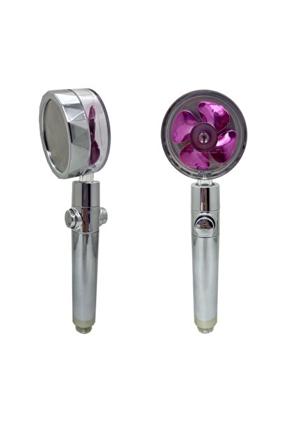 AKCAKESE Yağmur Biçimli 360 Derece Döner Stoplu Oynar Başlıklı Duş Başlığı Ye...