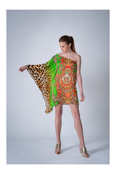 PleasureOfSilk Amazontastik İpek Mini Elbise