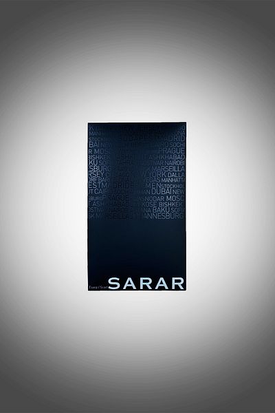 Sarar Women's Pearl Silk Patterned Scarf-Shawl 45x180 Cm
