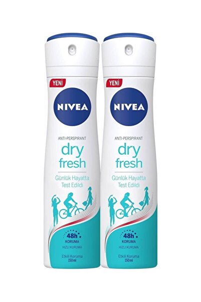 NIVEA Nıvea Kadın Dry Fresh Deodorant X 2 Adet