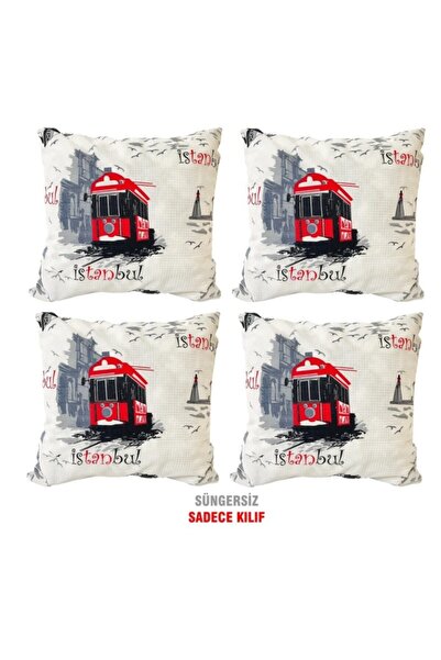 Vip Home Concept Husă de pernă Husă de pernă Vip 4 bucăți-43x43 cm (Istanbul)