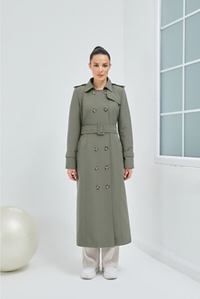 Wazze Kemeri Dikiş Detaylı Trençkot