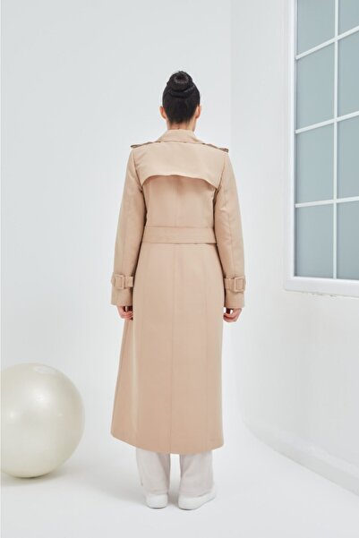 Wazze Kemeri Dikiş Detaylı Trençkot