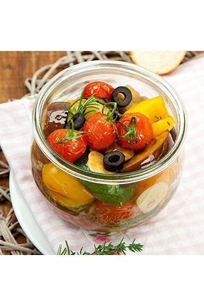 Weck Brand: 580 Ml Tulip Glass Storage Jar Category: Jar