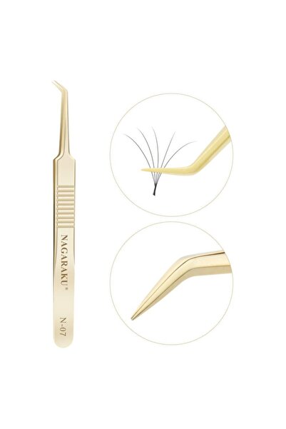 NAGARAKU Lüx Ipek Kirpik Cımbızı N-07