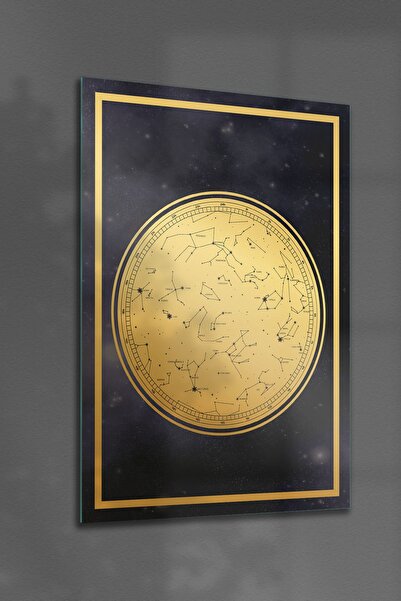 Decovetro Hartă astelelor din sticlă pentru zodiacul