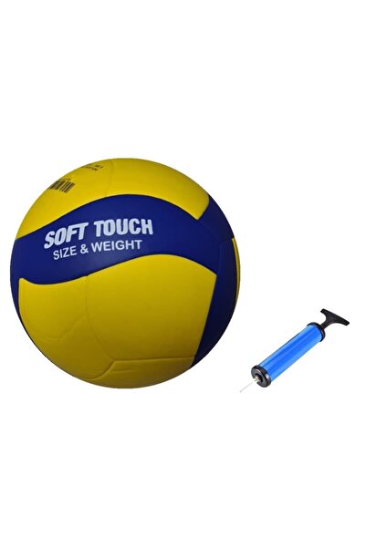 keufman Avessa Vl 500 Voleybol Topu Soft Yapıştırma Poliüretan 3 Astar Deri (nizami Ölçüde) + Pompa Hediye