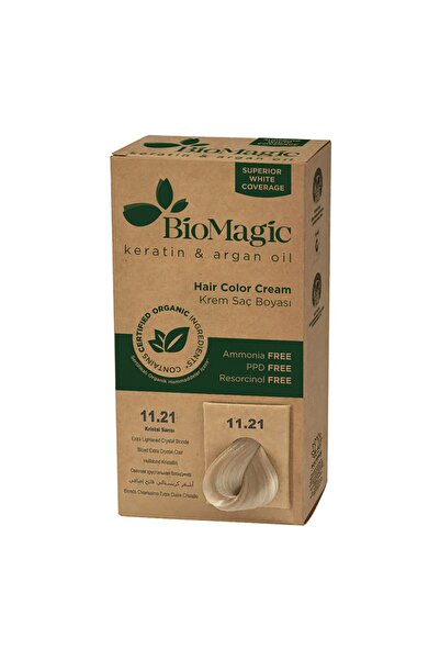 BIOMAGIC Saç Boyası Kristal Sarı No: 11.21