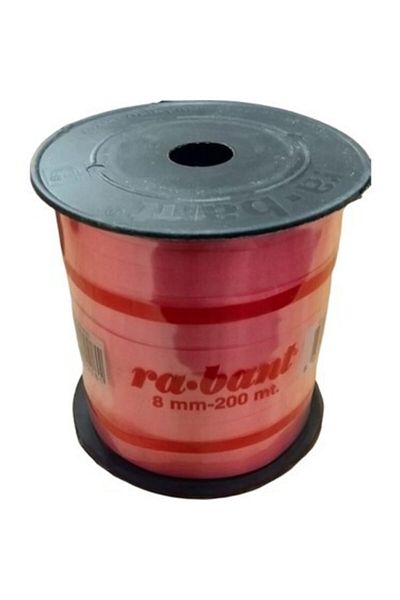 rabant Red Raffia Ra-Band - 1 Piece 8 mm X 200 Mt
