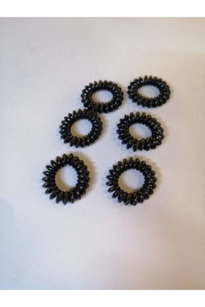 LapisButik كيبل تليفون إبزيم مطاط 6 قطع