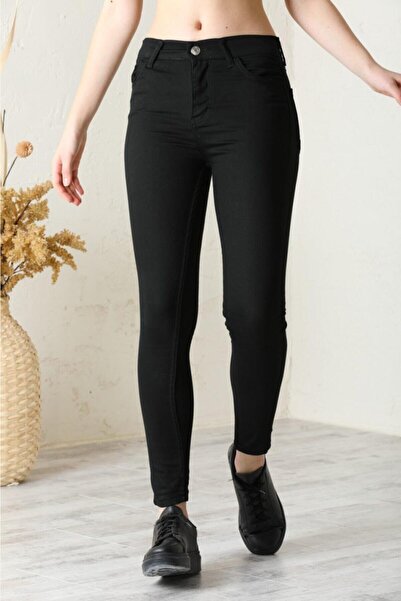 Ramrod Kadın Siyah Skinny Jean Pantolon S.i.m.s.iy.a.h.